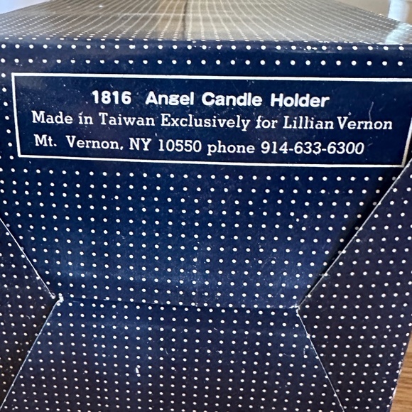 Lillian Vernon Angel Playing Mandolin Lute Candle Holders 10" Pair White #1816 - Picture 16 of 16